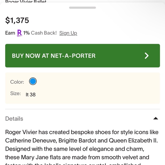 Roger Vivier Très Vivier Strass Crystal-embellished Velvet MaryJane Ballet Flats - Picture 14 of 14